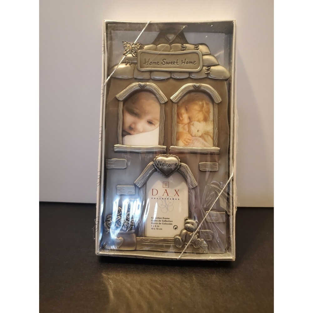 Home Sweet Home‎ Welcome Dax, Three picture Frame. 5 inch X 9 Inch